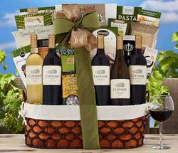 Christmas Wine Baskets