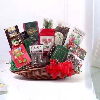 Chocolate Christmas Gift Basket