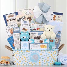 Deluxe Baby Boy Gift Basket