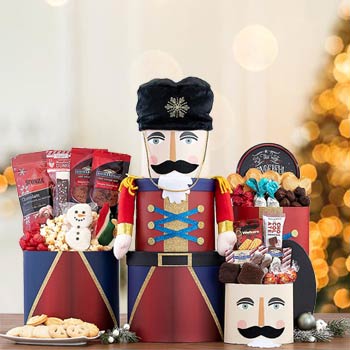 Holiday Nutcracker Snack Tower