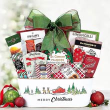 Festive Christmas Gift Basket