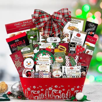 Christmas Treats Gift Basket
