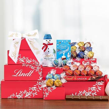 Lindt Lindor Chocolate Gift Tower