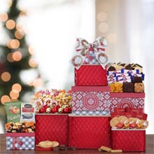 Winter Wishes Gift Tower