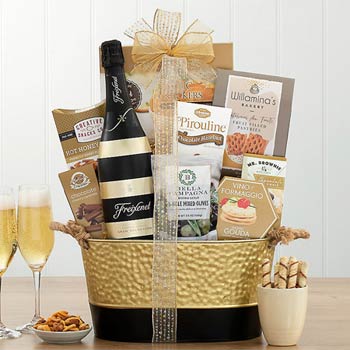 Brut Wine Gift Basket