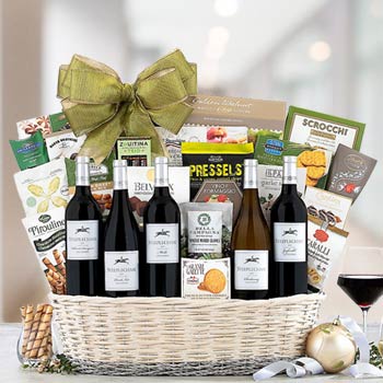 Business Gourmet Wine Gift Basket
