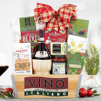 Italian Wine Gift Basket