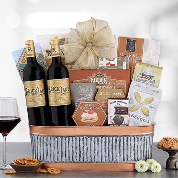 Business Gourmet Wine Basket