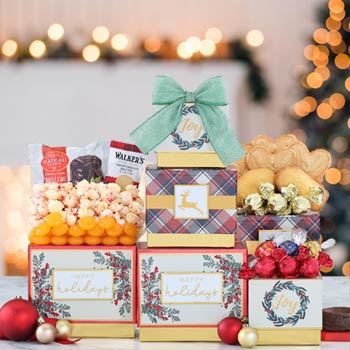 Tis the Season Snack Tower