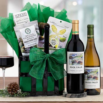 Barrel Hoops Wine Gift Basket