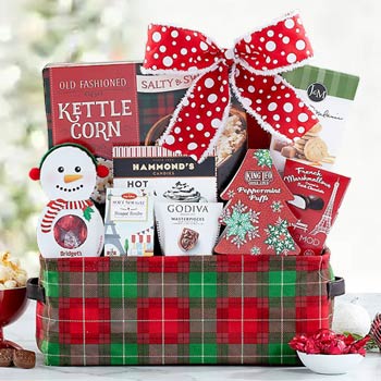 Christmas Snack Gift Basket