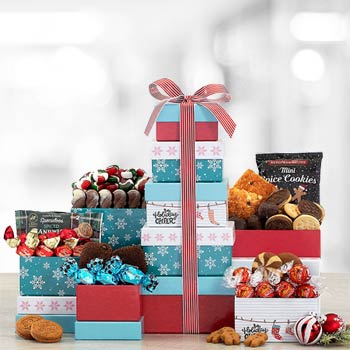 Holiday Snack Tower