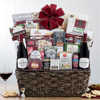 Wild Horse Wine Basket