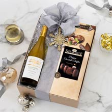 Holiday Wine and Chocolate Gift Box