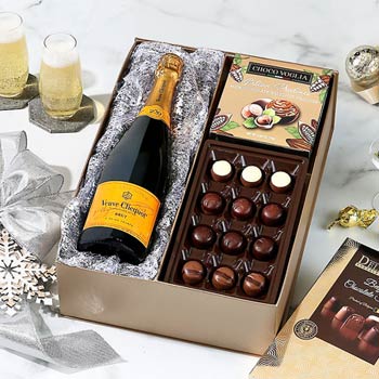 French Champagne and Chocolates Holiday Box
