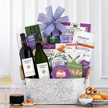 Cakebread Duo Wine Gift Basket