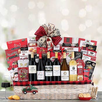 Corporate Snack Wine Basket