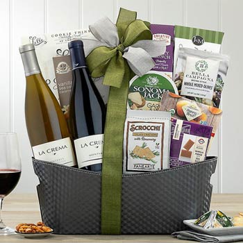La Crema Wine Gift Basket