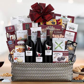 Business Red Wine Gift Basket