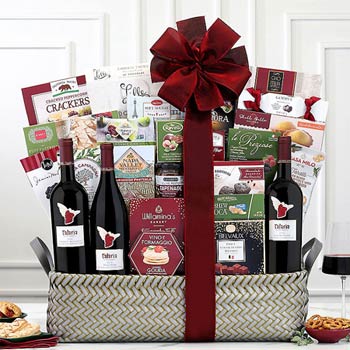 Business Red Wine Gift Basket