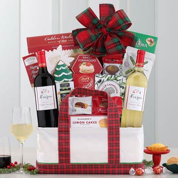 Holiday Wine Tote