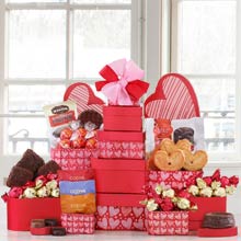 Valentine Chocolate Tower