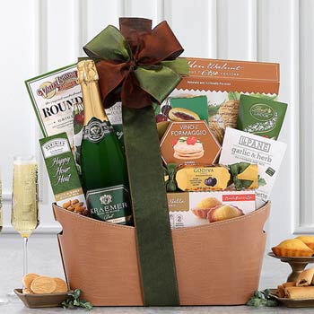 Kraemer Champagne Basket