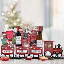 North Pole Express Wine Gift