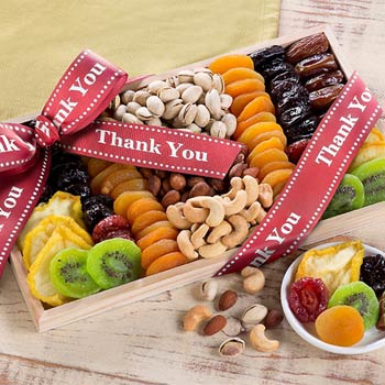 Thank You Nuts and Dried Fruit Tray