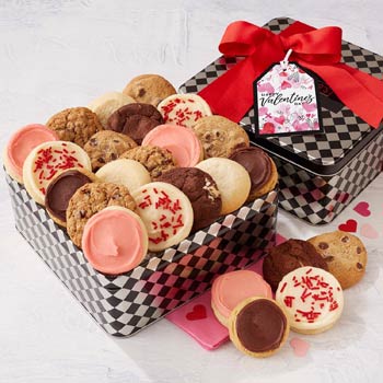 Valentines Day Cookie Tin