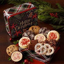 Happy Holidays Cookie Tin