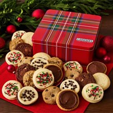 Seasons Greetings Cookie Tin