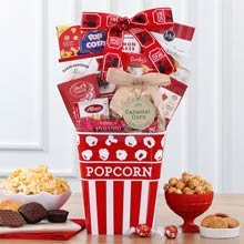 Popcorn Mania Snack Basket