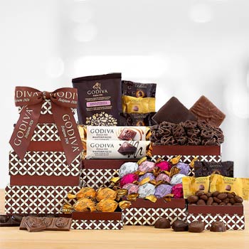 Godiva Chocolate Gift Tower