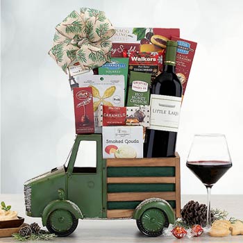 Festive Merlot Gift Basket