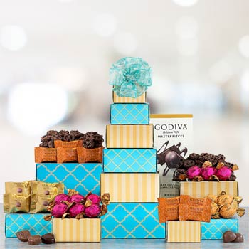 Godiva Chocolate Holiday Gift Tower