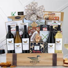 Decoy Wine Gift Basket