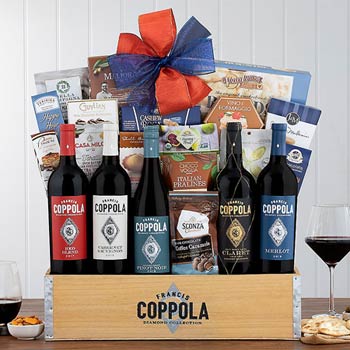 Coppola Business Gourmet Wine Basket
