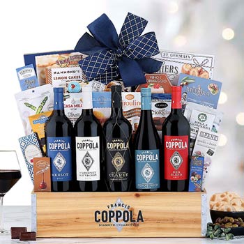 Coppola Business Gourmet Wine Basket