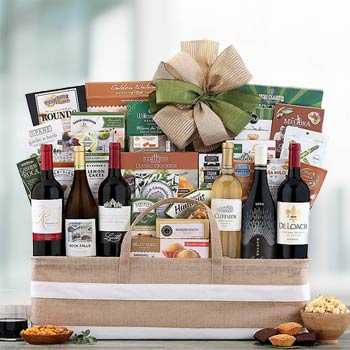 Deluxe Business Wine Basket