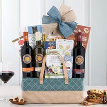 Italian Lovers Wine Gift Basket