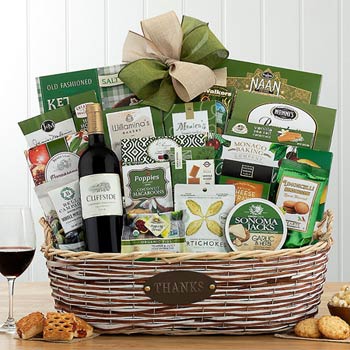 With Gratitude Wine Basket