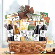 Gourmet Connoisseur Wine Gift Basket