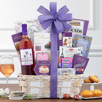 Moscato Wine Basket for Her