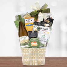 Wine and Gourmet Snacks Basket