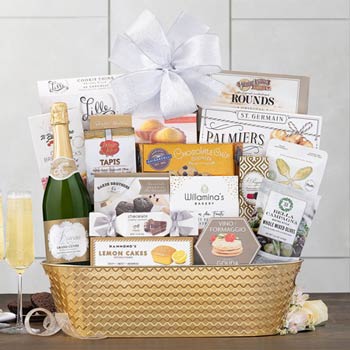 Elegant Business Champagne Gift Basket