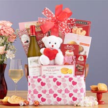 Romantic Wine Basket