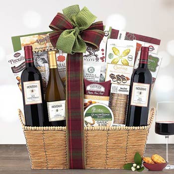 Holiday Wine Gift Basket