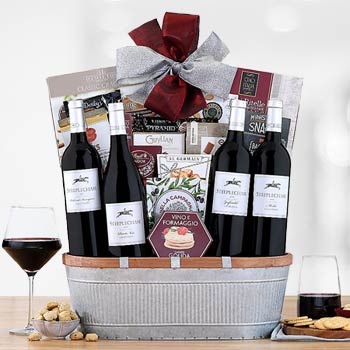 Steeplechase Quartet Wine Gift Basket