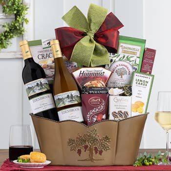 Thank You Wine Gift Basket